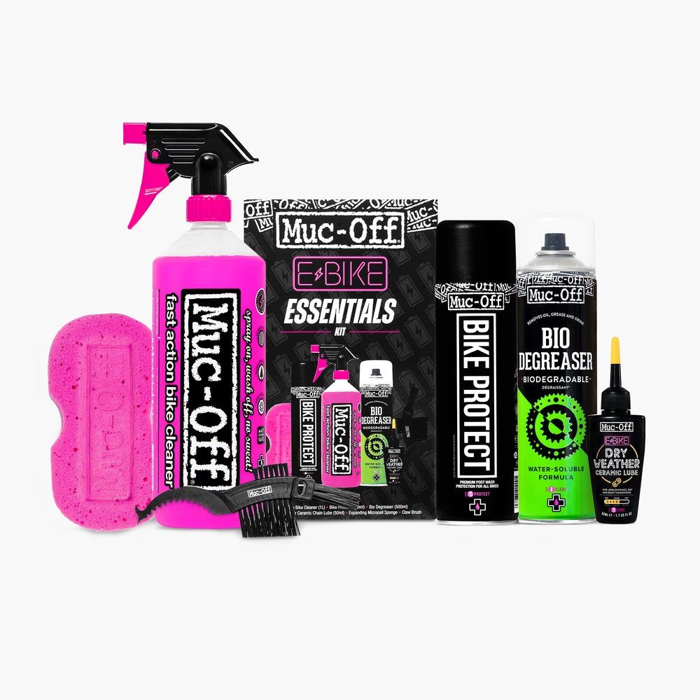 [713112] Muc-Off Kit Essentials Limpieza/Protec/Lubr.E-Bike