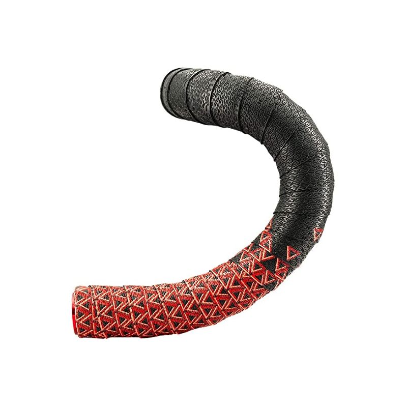 [713359] Cinta Manillar Deda Doble Capa 2.5 Negr/Rojo