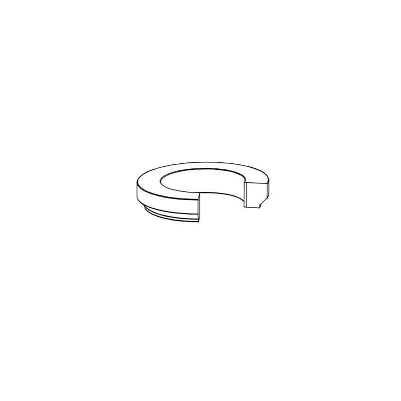 [713404] Dirección Deda Anillo Compresion Sistema DCR 45ºx45º Negro
