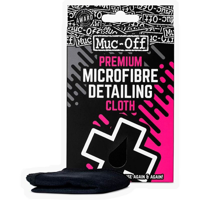 [720168] Muc-Off Paño Limpieza Casco/Visera Microfibra Negr