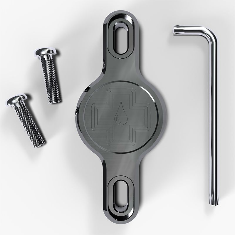 [722528] Portabidón Muc-Off Sopor. Secure Tag V2 Localiz.Apple Airt.Gri