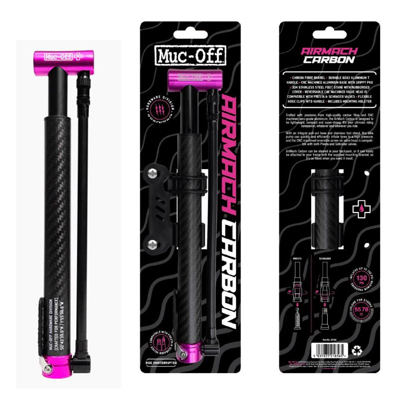 [724594] Muc-Off Mini Hinchador Airmach Presta/Standard Car