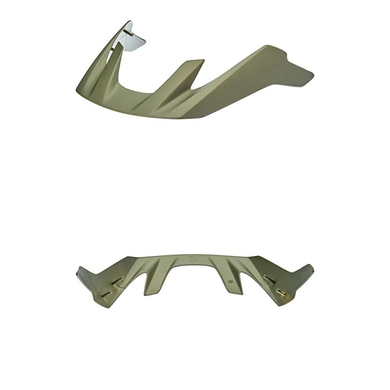 [725056] Met Visera P/Casco Veleno Verde Iridiscente Mate