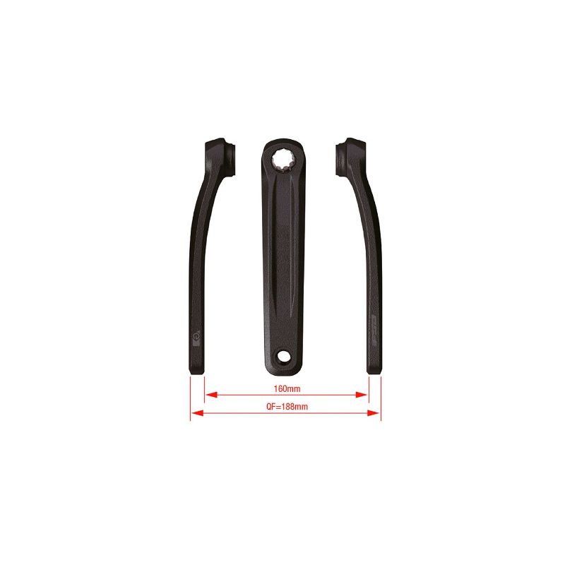 [726106] FSA Jg.Bielas E-Bike Ck-320/Isis 175 Bosch G4/Pw-X