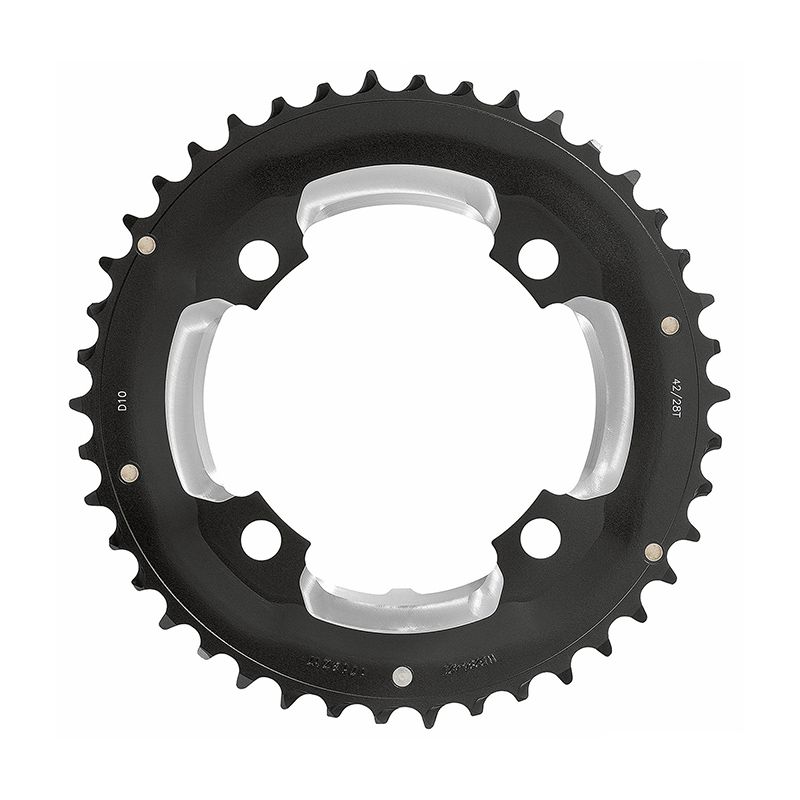 [728509] FSA Plato E-Bike 4 Agujeros 104 BCD 38D 2X Alu.Neg