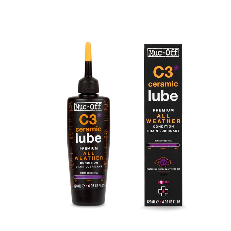 [728976] Muc-Off Lubric.Cadena C3 Premium Cl.Seco/Hum.120ml