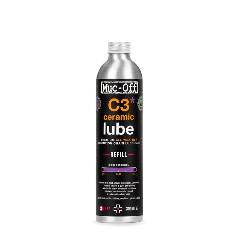 [728977] Muc-Off Lubric.Cadena C3 Premium Cl.Seco/Hum.300ml