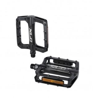 PEDALES XLC PD-M29 ALUMINIO NEGRO CON REFLECTANTE