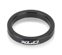 ESPACIADOR DIRECCION XLC 5mm 1-1/8 ALUM. NEGRO
