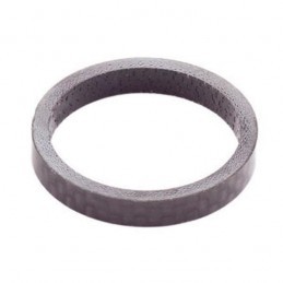 [I325X00] ESPACIADOR DIRECCION CARBONO NEGRO 1-1/8" 5 mm.