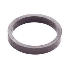 ESPACIADOR DIRECCION CARBONO TKX NEGRO 1-1/8" 3mm